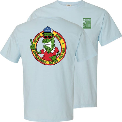 Pickle Guys Logo T-Shirt Powder Blue