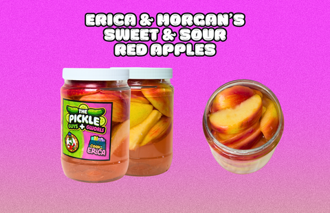 The Pickle Gworls Sweet & Sour Red Apples