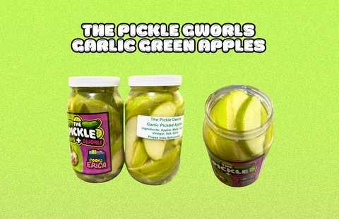 The Pickle Gworls Garlic Green Apples