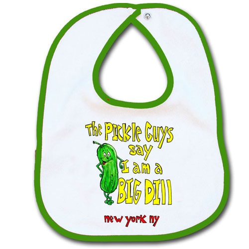 Pickle Guys Says I'm a BIG DILL Bib - Green