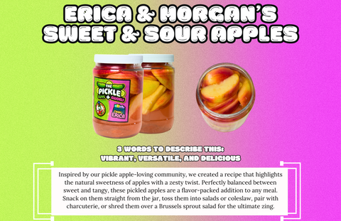 The Pickle Gworls Sweet & Sour Red Apples