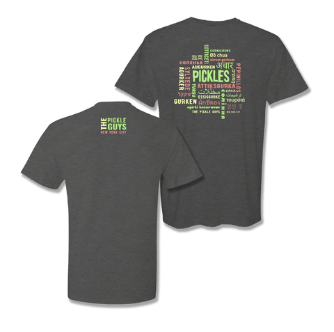 Pickles Word Cloud T-Shirt Gray