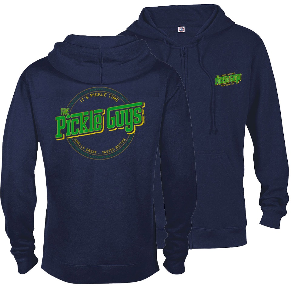 Pickle Guys Hoodie Sweatshirt Navy – Shipping Included – The Pickle Guys