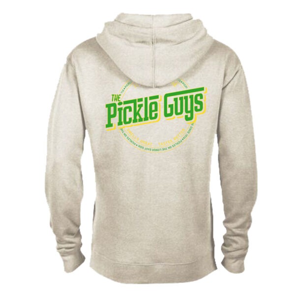 The Pickle Guys PG Hoodie White Back