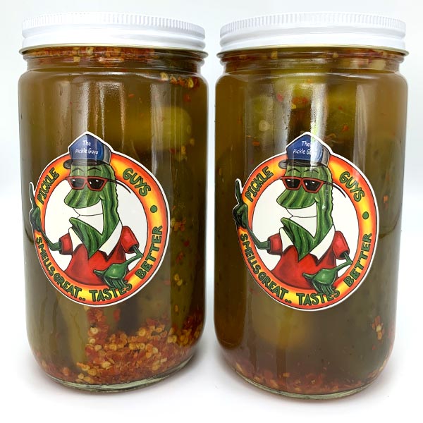 Double Hot Sour Pickles Quart Package – The Pickle Guys