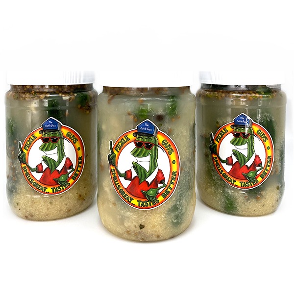Triple 3/4 Sour Pickles Quart Package – The Pickle Guys