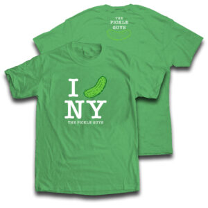 The Pickle Guys I pickle NY Green T-shirt